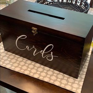 Hollow Card Box with Latch